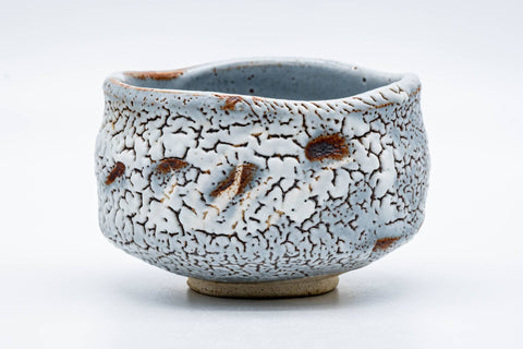 Japanese Matcha Bowl - 加藤秀山 Katou Hideyama - Blue Shino Mino-yaki Chawan - 400ml