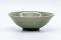 Tezumi — Japanese Matcha Bowl - Green Celadon Hira-gata Chawan - 150ml — front view
