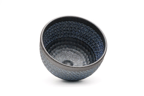 Ao-mishima Kiyomizu-yaki Chawan