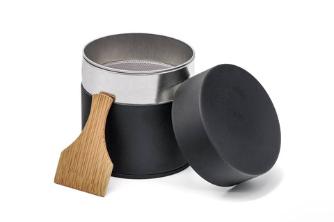 Matte Metal Matcha Sifter Canister