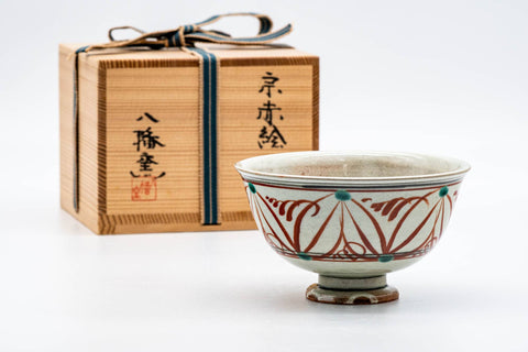 Japanese Matcha Bowl - 堀野証嗣 Horino Shoji - 八幡窯 Hachiman Kiln - Takatsuki Koudai Banko-yaki Chawan - 150ml