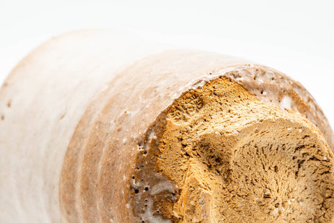 Japanese Teacup - Beige Glazed Classic Hagi-yaki Yunomi - 200ml