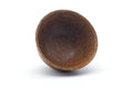 Tezumi — Japanese Teacup - Earthy Brown Geometric-shaped Yunomi - 240ml — three-quarter view