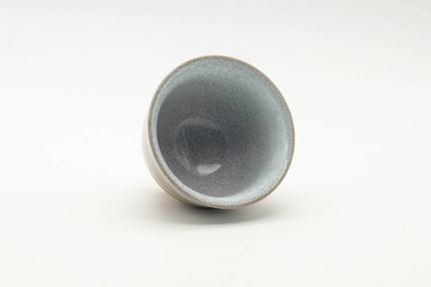 Japanese Teacup - Beige White Glazed Hagi-yaki Yunomi - 130ml