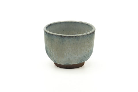 Japanese Teacup - Blue Grey Hare's Fur Glazed Yunomi - 140ml