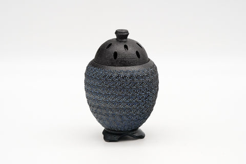 Ao-mishima Kiyomizu-yaki Incense Censer
