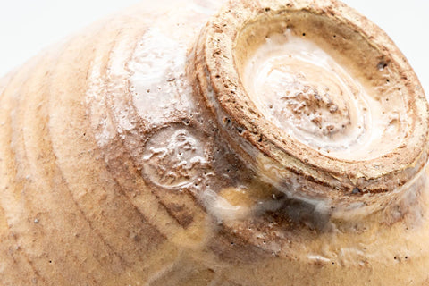 Japanese Matcha Bowl - Biwa-iro Hagi-yaki Ido-gata Chawan - 300ml