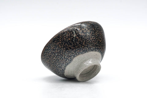 Japanese Teacup - Brown Black Tenmoku Glazed Guinomi - 40ml