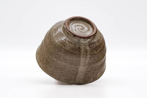 Beige Glazed Rokurome Tokoname Matcha Bowl