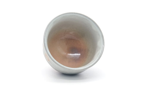 Overhead view looking into the glazed interior of the cup.