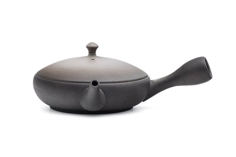 Grey Gradient Tokoname Flat Teapot - 100ml