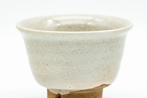 Japanese Teacup - Small Grey Glazed Guinomi - 50ml