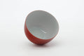 Tezumi — Japanese Teacup - Red White Porcelain Arita-yaki Yunomi - 175ml — three-quarter view