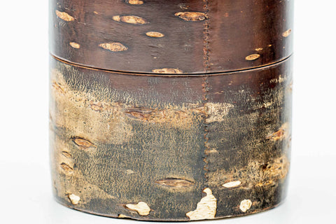 Japanese Chazutsu - Sakura Cherry Bark Wooden Tea Canister - 140ml