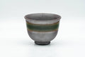 Japanese Teacup - Purple Green Glazed Banko-yaki Yunomi - 70ml - Tezumi