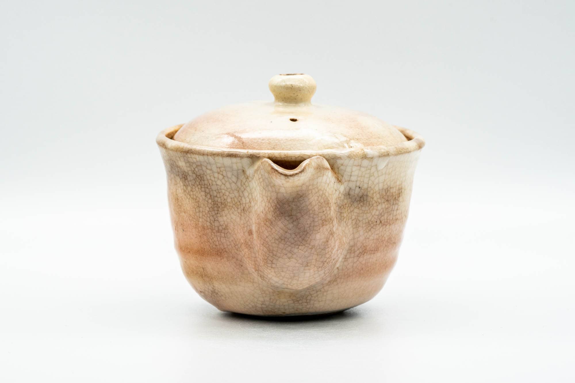 Japanese Houhin - 萩焼 Large Hagi-yaki Ceramic Filter Teapot - 280ml - Tezumi