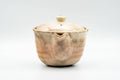 Tezumi — Japanese Houhin - 萩焼 Large Hagi-yaki Ceramic Filter Teapot - 280ml — three-quarter view