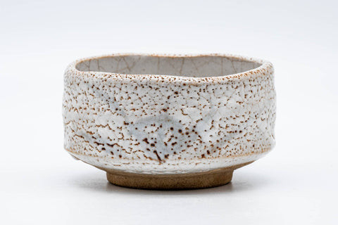 Japanese Matcha Bowl - White Shino Glazed Mino-yaki Chawan - 150ml