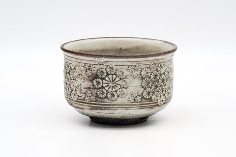 Floral Kohiki Mishima Teacup - 150ml