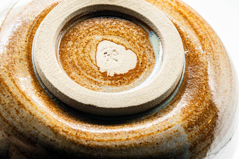 Japanese Yuzamashi - Orange Brush Glazed Water Cooler - 350ml