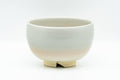 Tezumi — Japanese Matcha Bowl - Beige Peach Glazed Kyo-yaki Chawan - 400ml — front view