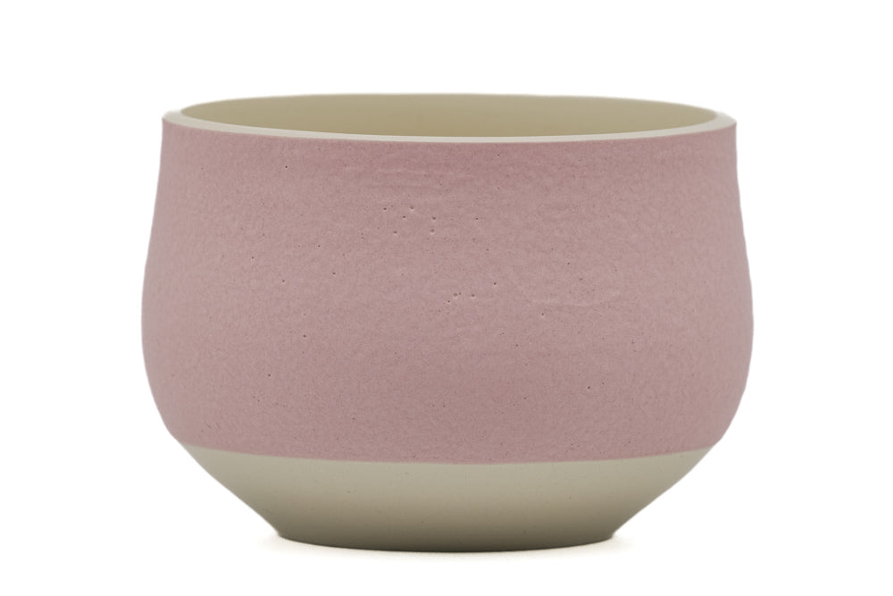 Japanese Teacup - 陶仙窯 Tosen Kiln - Matte Pink Yunomi - 120ml