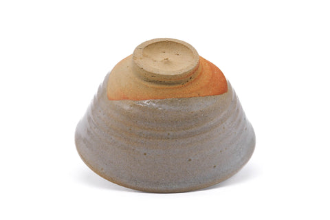 Japanese Matcha Bowl - Beige White Drip-Glazed Hagi-yaki Chawan - 400ml