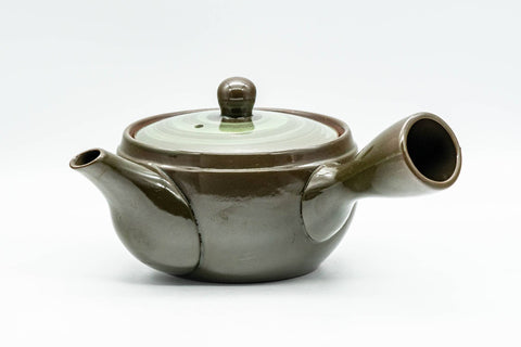 Japanese Kyusu - Green Hakeme Mesh Teapot - 250ml - Tezumi