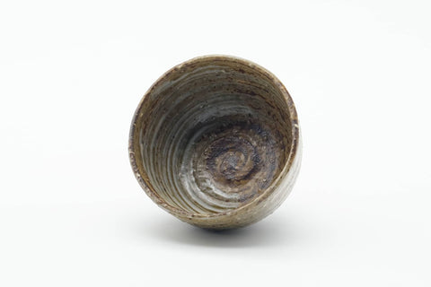 Japanese Teacup - Small Beige Milky Hakeme Guinomi - 30ml