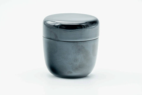 Japanese Natsume - Black Urushi Lacquer Matcha Tea Caddy - 90ml