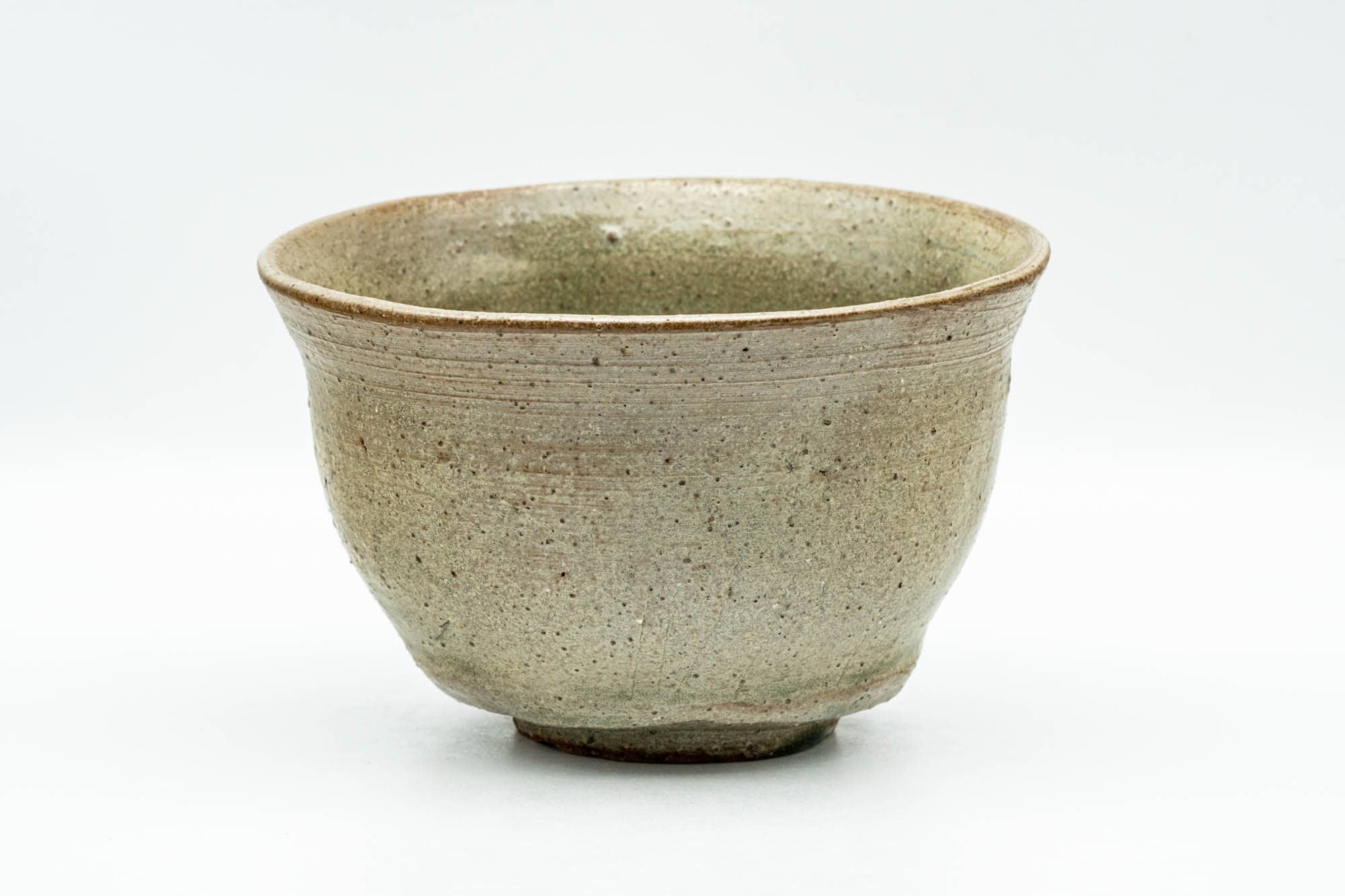 Japanese Matcha Bowl - Earthy Beige Glazed Wabi-Sabi Chawan - 250ml