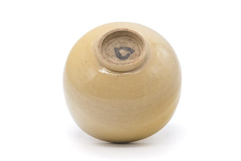 Japanese Matcha Bowl - Beige Gold Kintsugi Wa-nari Chawan - 400ml