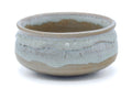 Tezumi — Japanese Kensui - Beige White Hagi-yaki Water Bowl - 500ml — tipped to show the interior