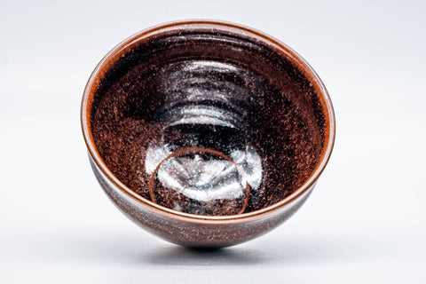 Japanese Matcha Bowl - Rust-Red Tenmoku Chawan - 250ml