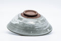 Tezumi — Japanese Matcha Bowl - Brush Stroke Hakeme Kiyomizu-yaki Chawan - 150ml — tipped to show the interior