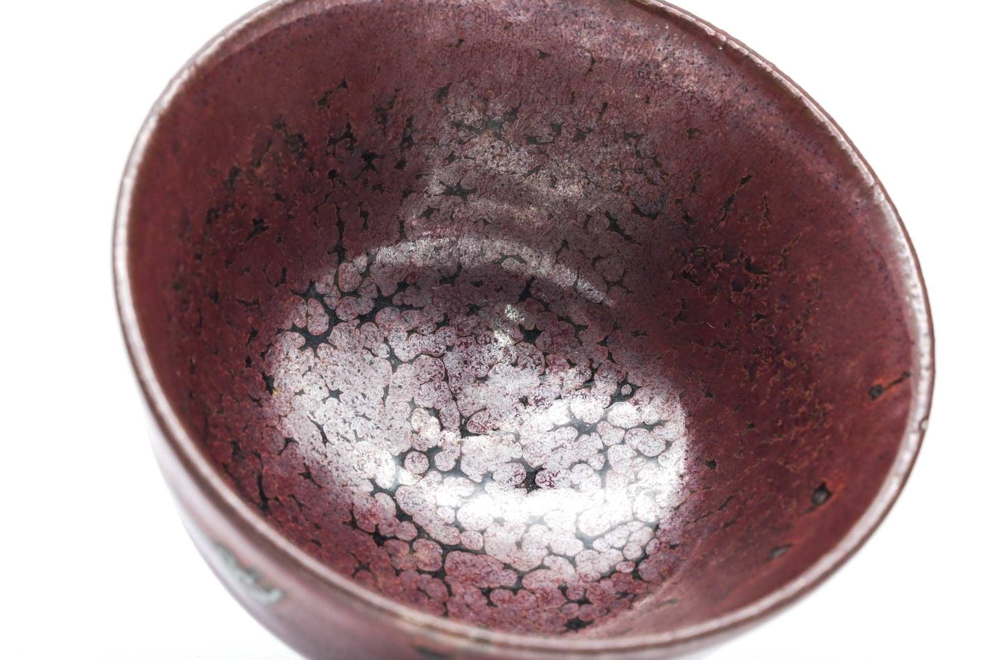 Japanese Teacup - Purple Satin Glazed Guinomi - 60ml