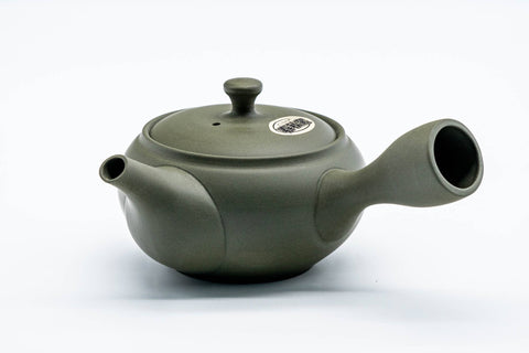 Camellia Painted Ryokudei Tokoname Teapot - 220ml