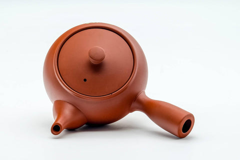 Japanese Tea Set - Bamboo Painted Tokoname-yaki Kyusu Teapot with 5 Yunomi Teacups