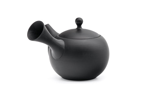 Black Kokudei Tokoname Mesh Filter Teapot - 300ml