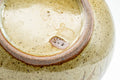 Japanese Kyusu - Bamboo Green Speckled Glazed Ceramic Filter Teapot - 300ml - close-up of the base