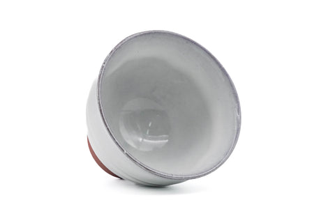 Set of 5 White Spiraling Hagi-yaki Teacups - 150ml