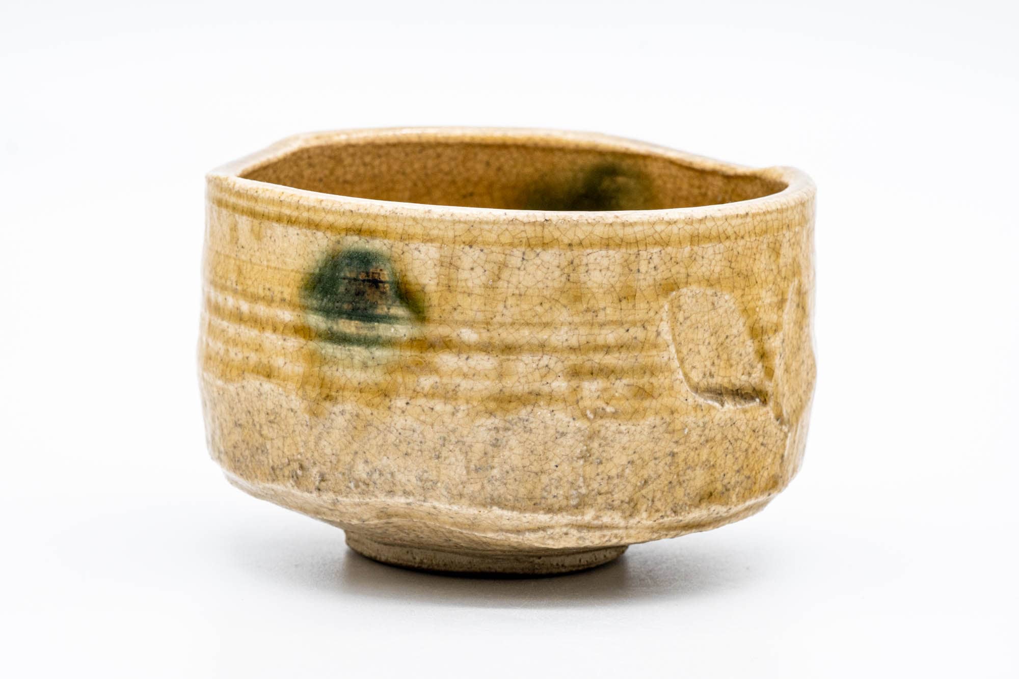 Japanese Matcha Bowl - Herame Undulating Seto-yaki Chawan - 500ml