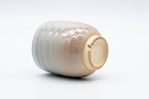 Japanese Teacup - Large Beige White Glazed Hagi-yaki Yunomi - 240ml