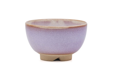 Set of 5 Purple Hagi-yaki Teacups - 100ml