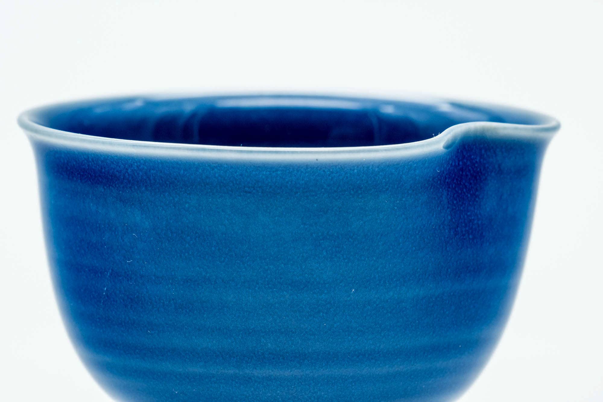 Japanese Teacups - Pair of Sapphire Blue Glazed Yunomi - 80ml