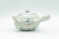 Tezumi — Japanese Kyusu - Geometric Polka-Dotted Arita-yaki Debeso Teapot - 130ml — top-down view of the lid