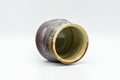 Japanese Teacup - Abstract Brown Yellow Drip-Glazed Wabi-Sabi Yunomi - 130ml - Tezumi