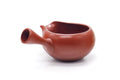 Tezumi — Japanese Yuzamashi - Plum Blossoms Tokoname Water Cooler - 400ml — tipped to show the interior