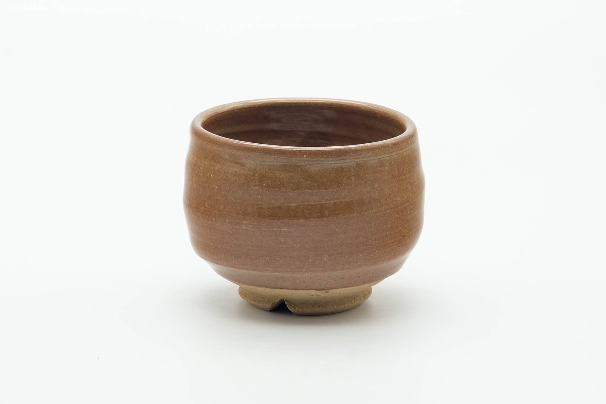 Japanese Teacup - Beige Milky Drip-Glazed Hagi-yaki Yunomi - 180ml