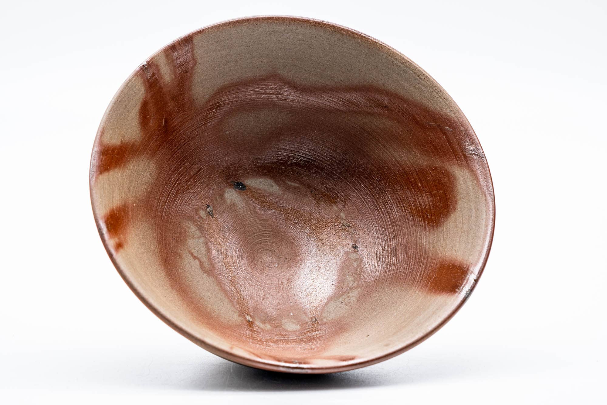 Japanese Matcha Bowl - Hidasuki Rice Straw Bizen-yaki Chawan - 150ml